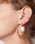 Baroque Pearl Hook Earrings