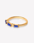 Parade Blue Sapphire Stacking Band