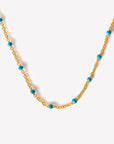 Dash and Dot Enamel Necklace Chains